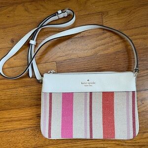 Kate Spade Slim Canvas Crossbody Purse NWOT